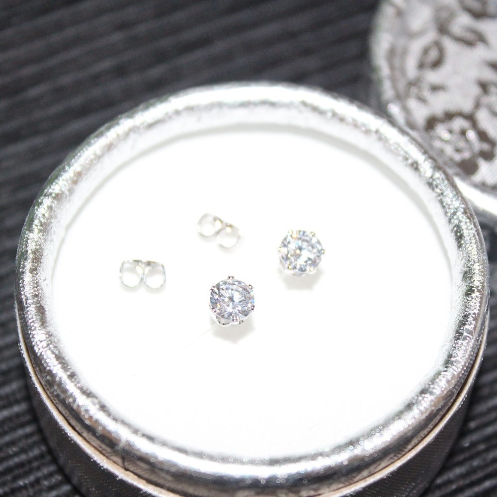 Simulated Diamond Studs